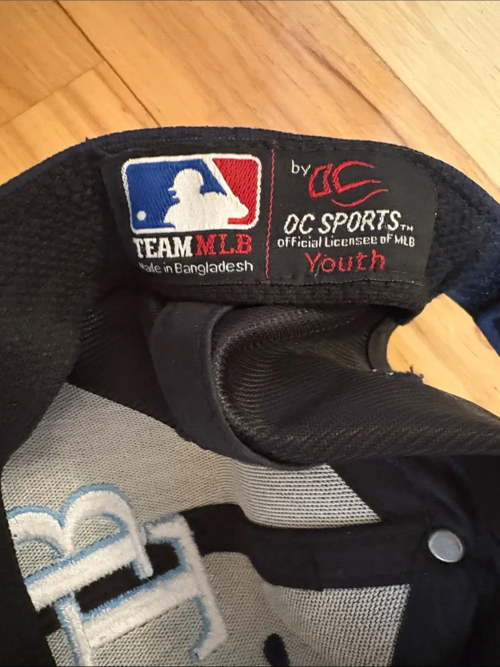 Youth Tampa Bay Rays baseball hat (adjustable)